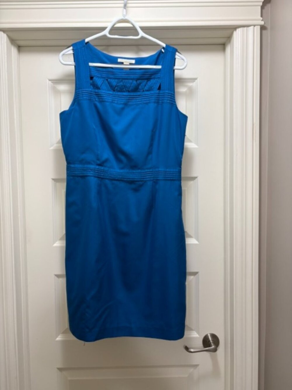 BEAUTIFUL TEAL BLUE BANANA REPUBLIC SLEEVELESS DRESS
